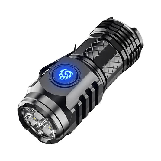 Lampe de Poche Super Lumineuse à Zoom Télescopique