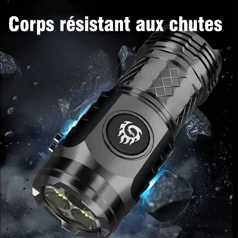 Lampe de Poche Super Lumineuse à Zoom Télescopique