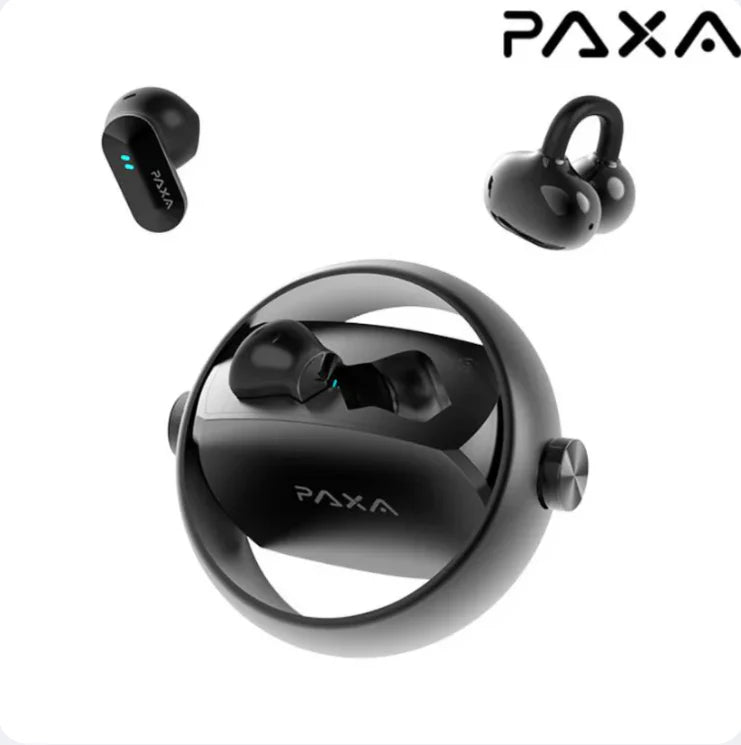 🎧 🎧2 Paires d’Écouteurs Sans Fil dans un Seul Boîtier | Double Style : Intra-auriculaire & Clip d’Oreille