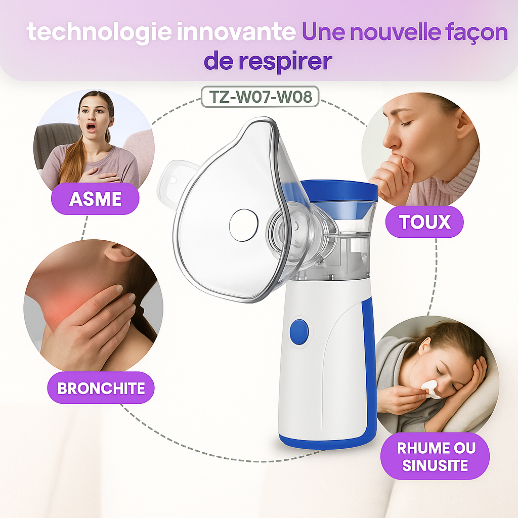 Nébuliseur ultrasonique portable