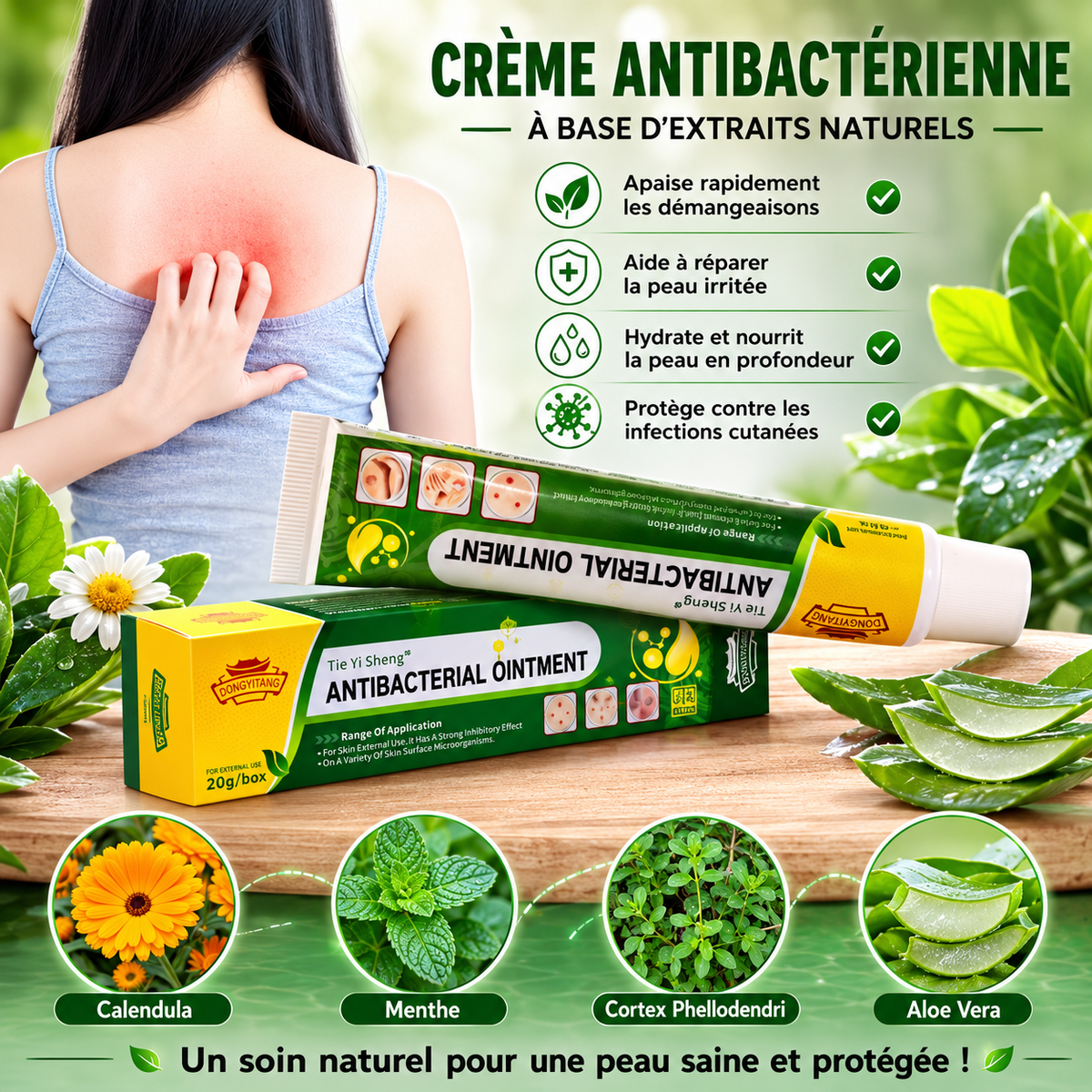 Antibactérien - Retrouve une peau saine naturellement