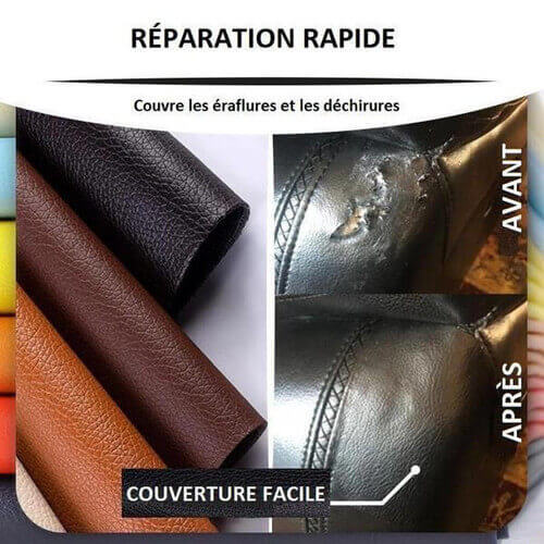 Cuir réparateur Auto-adhésif - 137cm X 50cm